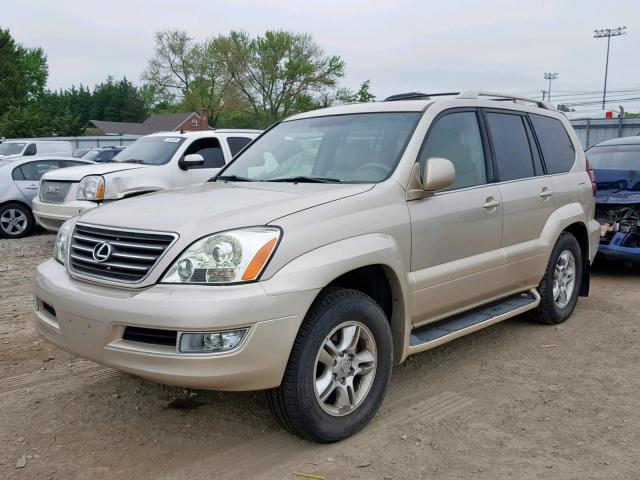 JTJBT20X070132059 - 2007 LEXUS GX 470 GOLD photo 2