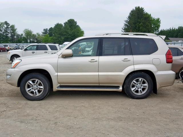 JTJBT20X070132059 - 2007 LEXUS GX 470 GOLD photo 9