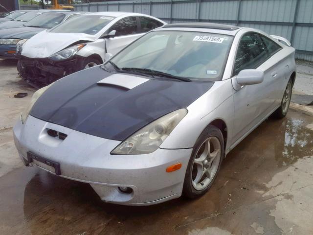 JTDDY32T8Y0019913 - 2000 TOYOTA CELICA GT- GRAY photo 2