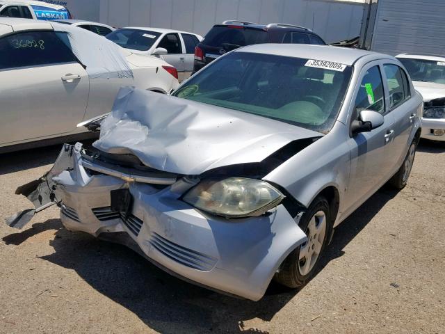 1G1AL58F187343218 - 2008 CHEVROLET COBALT LT SILVER photo 2