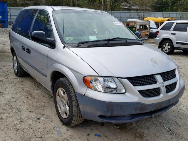 1B4GP25B71B278283 - 2001 DODGE CARAVAN SE GRAY photo 1