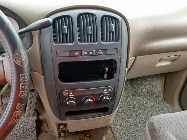 1B4GP25B71B278283 - 2001 DODGE CARAVAN SE GRAY photo 9