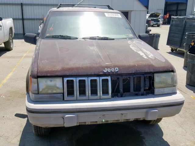 1J4GZ58S8SC596025 - 1995 JEEP GRAND CHER BROWN photo 9