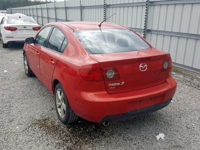 JM1BK32F361464604 - 2006 MAZDA 3 I RED photo 3