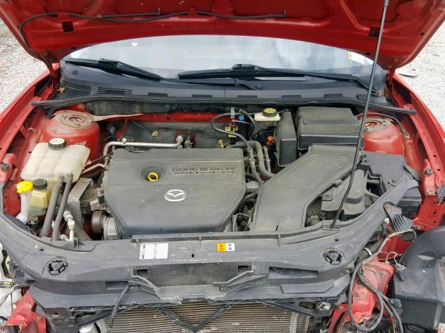 JM1BK32F361464604 - 2006 MAZDA 3 I RED photo 7