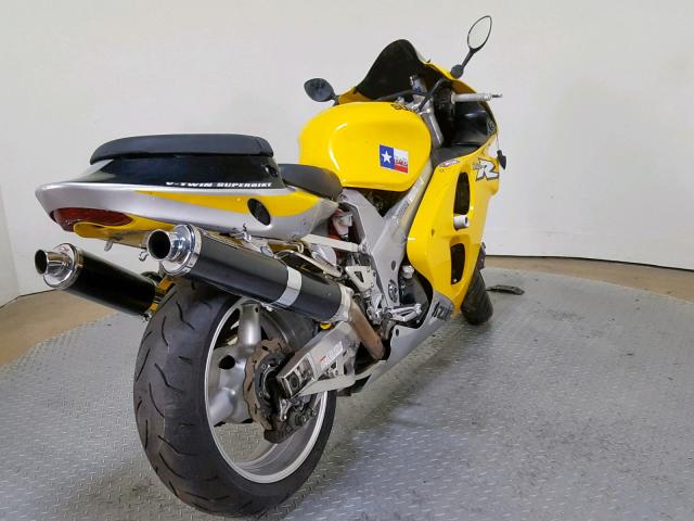 JS1VT52A7Y2100896 - 2000 SUZUKI TL1000 R YELLOW photo 8