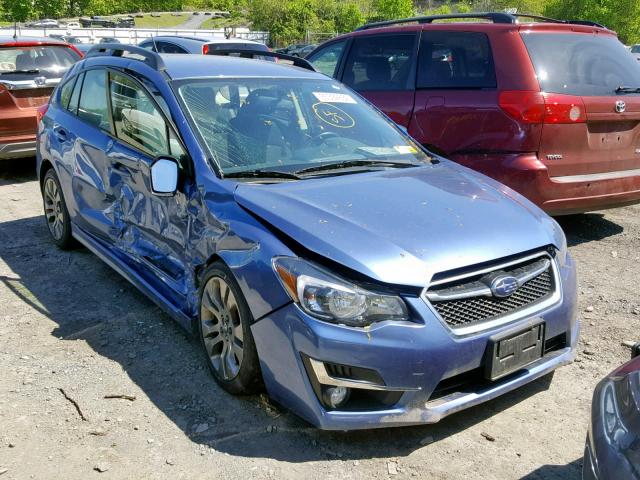 JF1GPAP63G9240486 - 2016 SUBARU IMPREZA SP BLUE photo 1