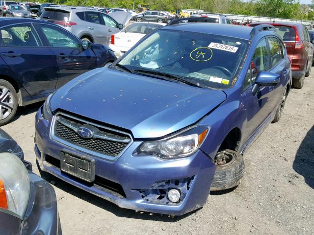 JF1GPAP63G9240486 - 2016 SUBARU IMPREZA SP BLUE photo 2