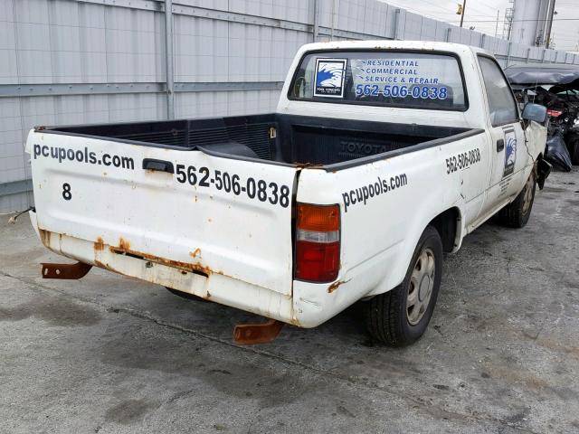 JT4RN81A6P5166776 - 1993 TOYOTA PICKUP 1/2 WHITE photo 4