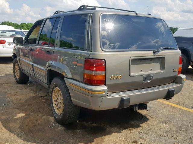 1J4GZ78Y9SC667989 - 1995 JEEP GRAND CHER GOLD photo 3