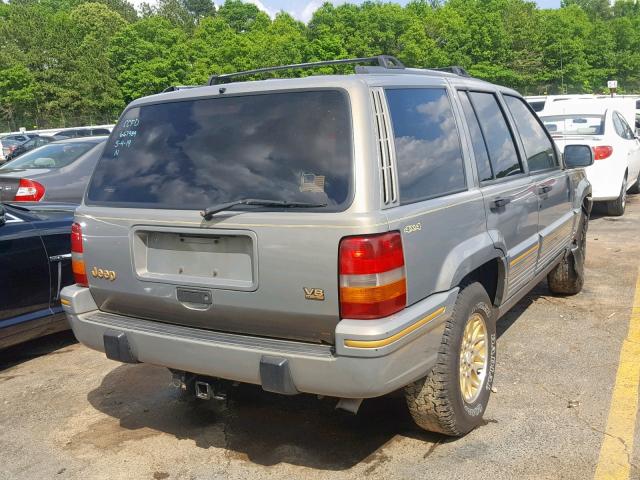 1J4GZ78Y9SC667989 - 1995 JEEP GRAND CHER GOLD photo 4