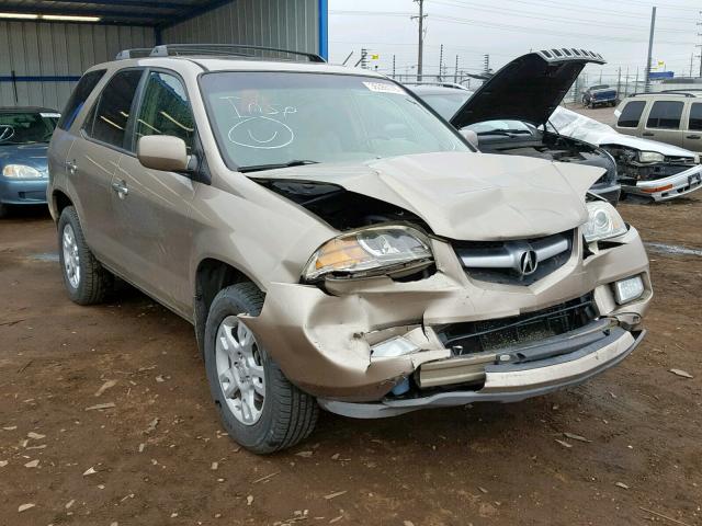 2HNYD18644H557513 - 2004 ACURA MDX TOURIN GOLD photo 1