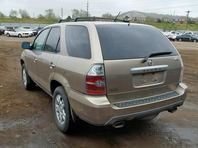 2HNYD18644H557513 - 2004 ACURA MDX TOURIN GOLD photo 3