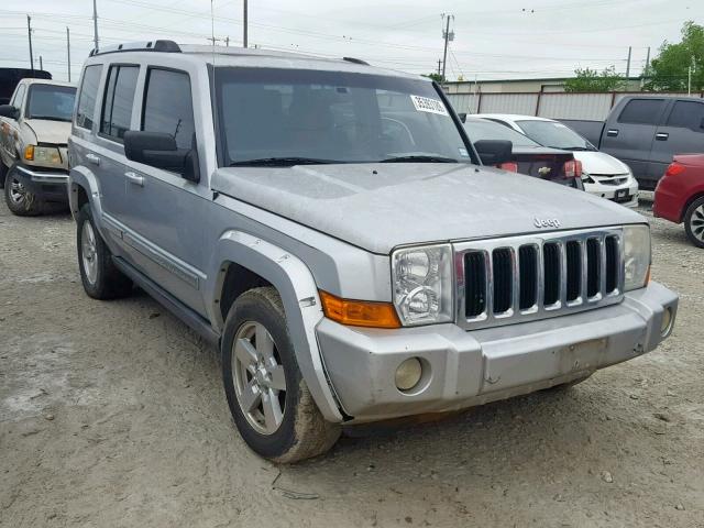 1J8HH58N46C283446 - 2006 JEEP COMMANDER SILVER photo 1