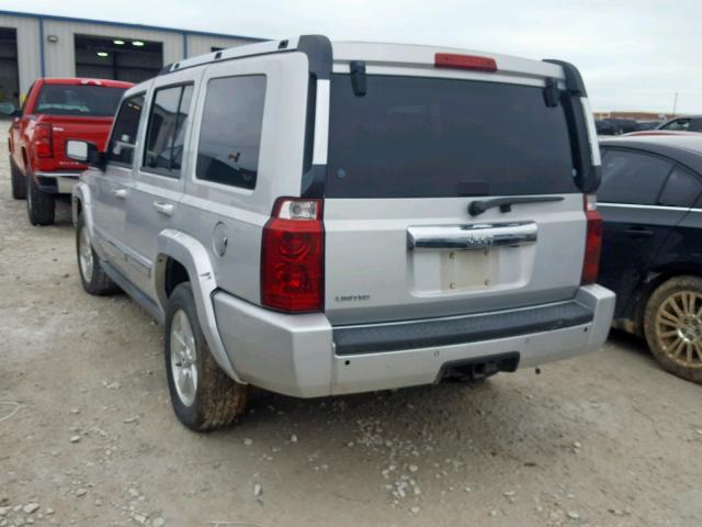 1J8HH58N46C283446 - 2006 JEEP COMMANDER SILVER photo 3