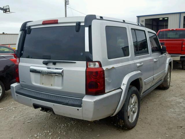 1J8HH58N46C283446 - 2006 JEEP COMMANDER SILVER photo 4