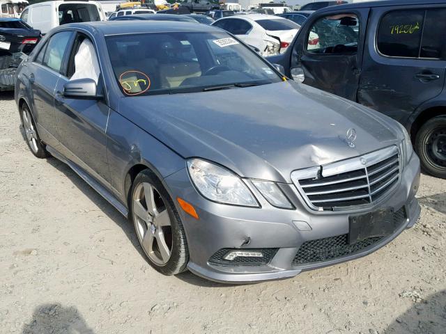 WDDHF5GB7BA426616 - 2011 MERCEDES-BENZ E 350 GRAY photo 1