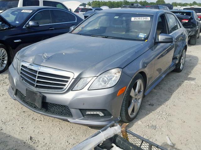 WDDHF5GB7BA426616 - 2011 MERCEDES-BENZ E 350 GRAY photo 2