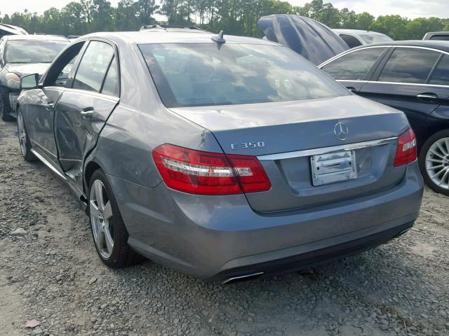 WDDHF5GB7BA426616 - 2011 MERCEDES-BENZ E 350 GRAY photo 3