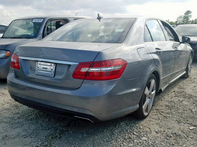 WDDHF5GB7BA426616 - 2011 MERCEDES-BENZ E 350 GRAY photo 4