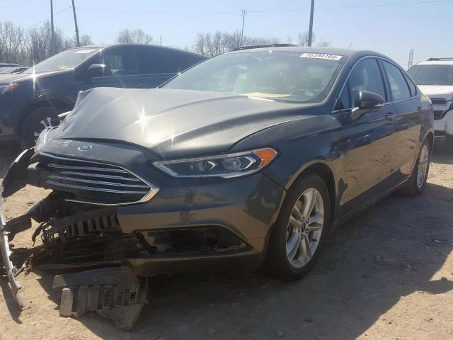 3FA6P0HD9JR202470 - 2018 FORD FUSION SE  photo 2