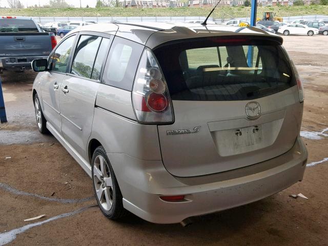 JM1CR293770160964 - 2007 MAZDA 5 SILVER photo 3