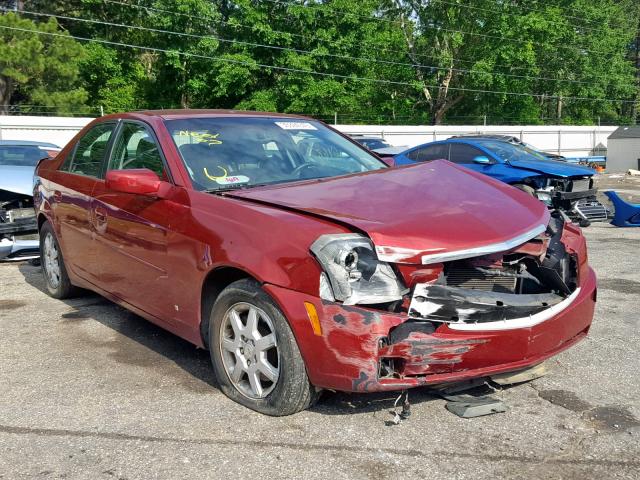 1G6DM57T770157993 - 2007 CADILLAC CTS RED photo 1