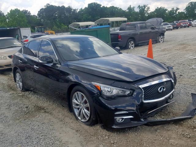 JN1BV7AP7EM682828 - 2014 INFINITI Q50 BASE BLACK photo 1