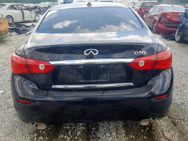 JN1BV7AP7EM682828 - 2014 INFINITI Q50 BASE BLACK photo 9