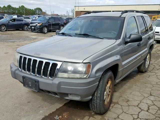 1J4GW48S12C175847 - 2002 JEEP GRAND CHER SILVER photo 2