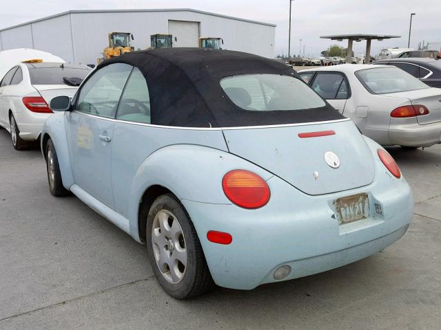 3VWCK21Y23M328770 - 2003 VOLKSWAGEN NEW BEETLE 青绿色 照片 3
