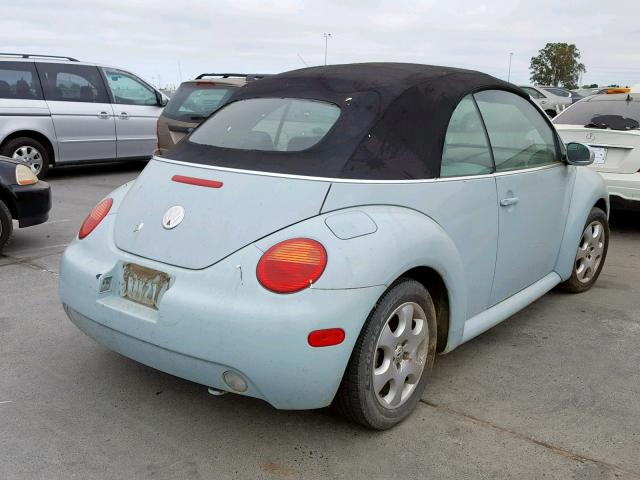3VWCK21Y23M328770 - 2003 VOLKSWAGEN NEW BEETLE 青绿色 照片 4