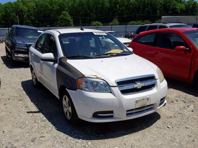 KL1TD56E89B390534 - 2009 CHEVROLET AVEO LS WHITE photo 1