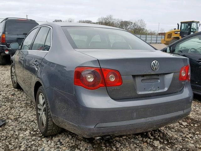 3VWRT71K76M802765 - 2006 VOLKSWAGEN JETTA TDI GRAY photo 3