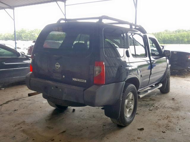 5N1ED28Y92C525782 - 2002 NISSAN XTERRA XE BLACK photo 4