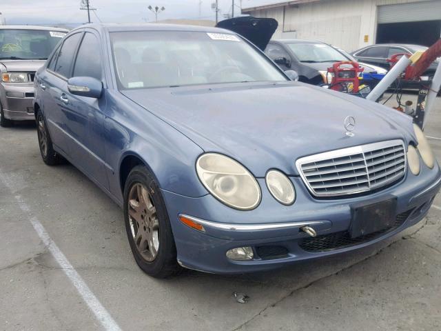 WDBUF65J44A584356 - 2004 MERCEDES-BENZ E 320 BLUE photo 1