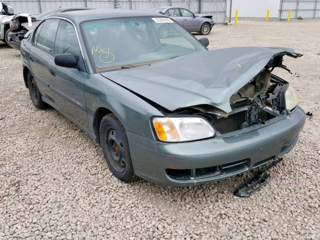 4S3BE635717206820 - 2001 SUBARU LEGACY L GREEN photo 1