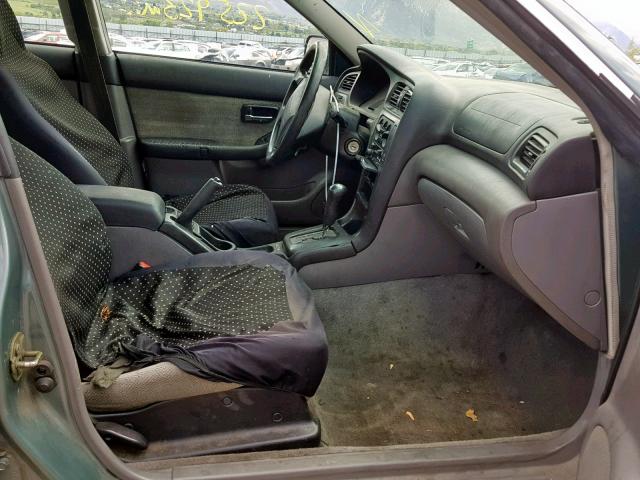 4S3BE635717206820 - 2001 SUBARU LEGACY L GREEN photo 5