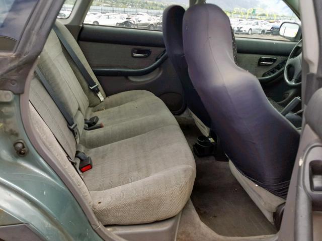 4S3BE635717206820 - 2001 SUBARU LEGACY L GREEN photo 6