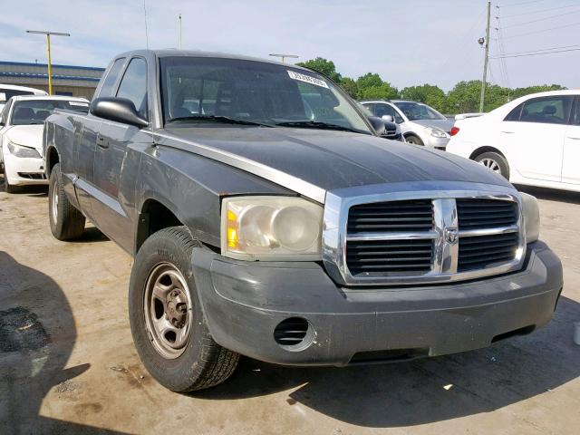 1D7HE22K17S136768 - 2007 DODGE DAKOTA ST GRAY photo 1