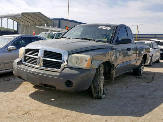 1D7HE22K17S136768 - 2007 DODGE DAKOTA ST GRAY photo 2