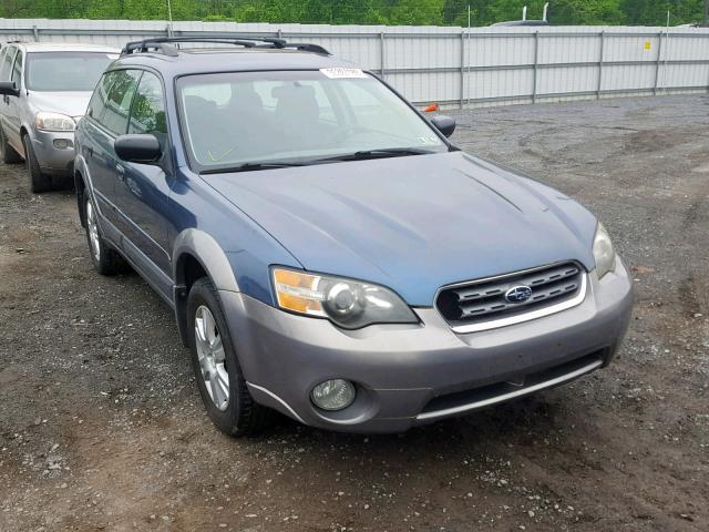 4S4BP61C156308679 - 2005 SUBARU LEGACY OUT BLUE photo 1