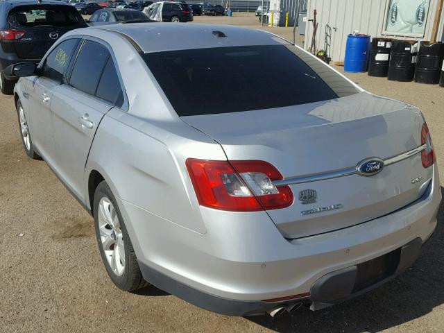 1FAHP2EW3CG110923 - 2012 FORD TAURUS SEL SILVER photo 3