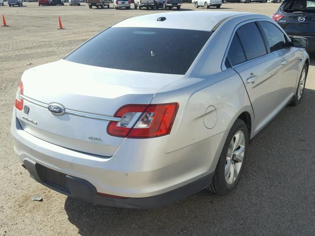 1FAHP2EW3CG110923 - 2012 FORD TAURUS SEL SILVER photo 4