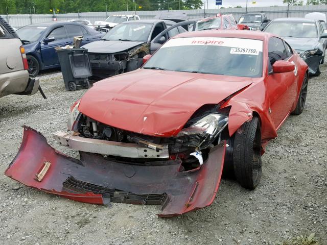 JN1AZ34E43T021571 - 2003 NISSAN 350Z COUPE RED photo 2