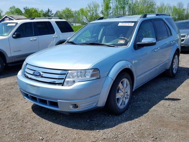 1FMDK06W98GA43399 - 2008 FORD TAURUS X L BLUE photo 2