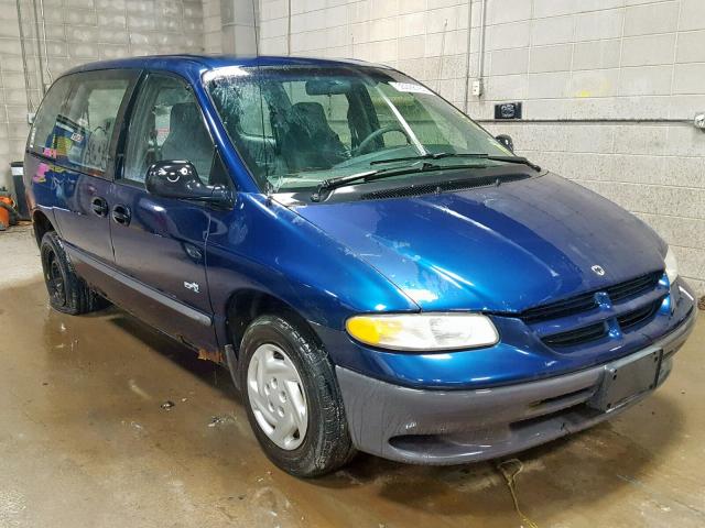 2B4GP25GXYR791504 - 2000 DODGE CARAVAN BLUE photo 1