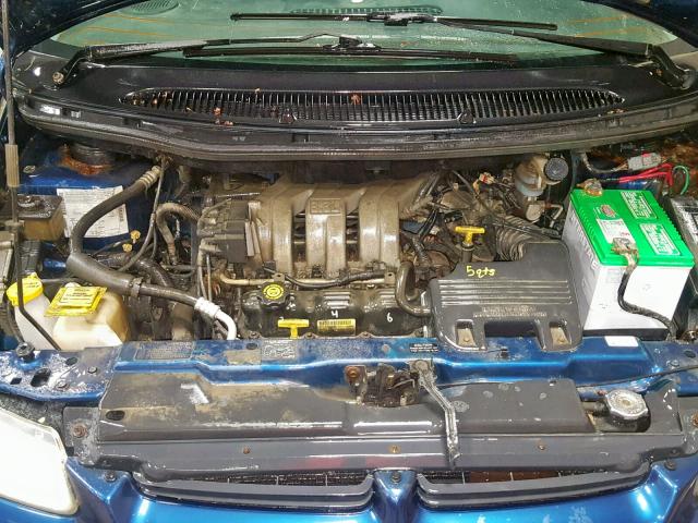 2B4GP25GXYR791504 - 2000 DODGE CARAVAN BLUE photo 7