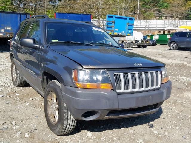 1J4GW48S34C313763 - 2004 JEEP GRAND CHER GRAY photo 1