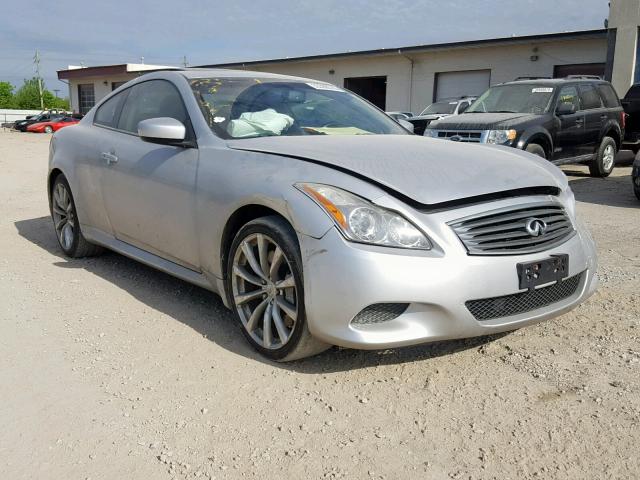 JNKCV64E08M125896 - 2008 INFINITI G37 BASE SILVER photo 1